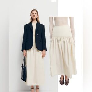 Mango Drop Waist skirt